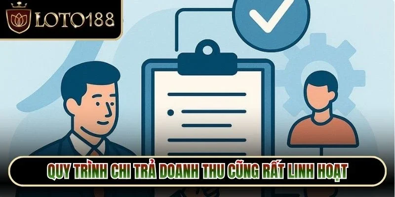 Chính Sách Đại Lý Loto188 2 Quy trình chi trả doanh thu cũng rất linh hoạt và cực kỳ an toàn